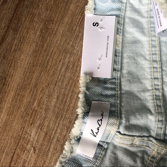 Kancan polka dot denim shorts - Picture 3 of 6